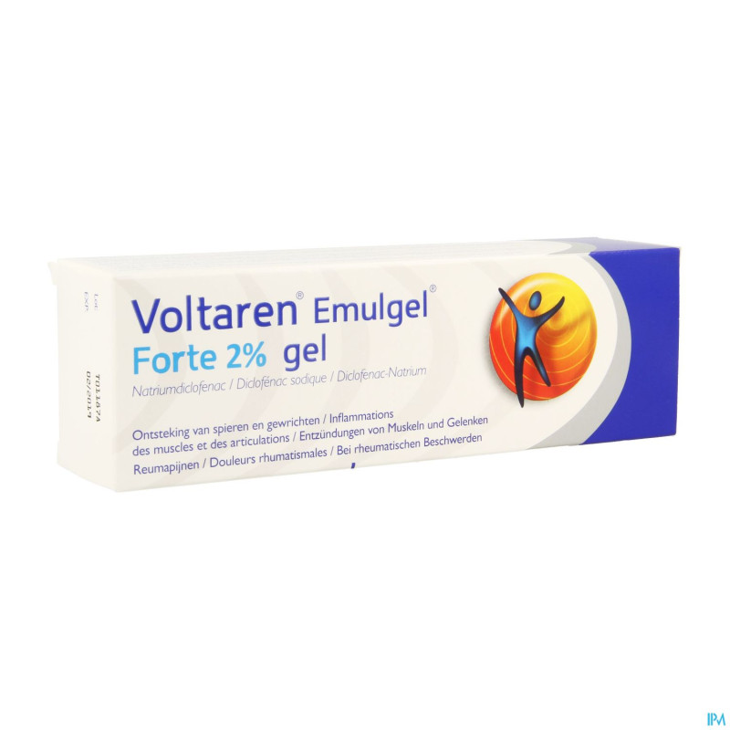 Voltaren emulgel forte 2 % pi pharma gel 100g pip