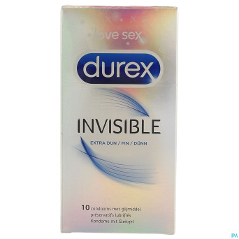 Durex invisible extra fin    10