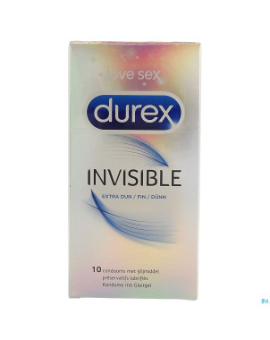 Durex invisible extra fin    10