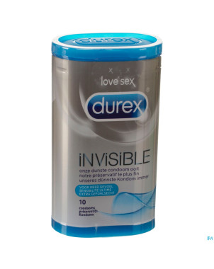 Durex invisible extra fin    10