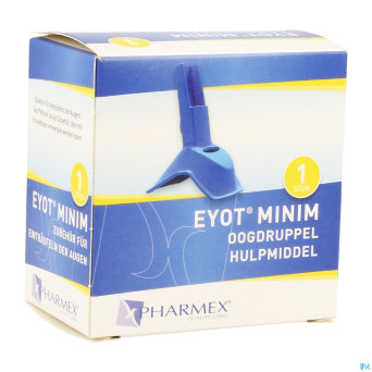 Eyot minim eye drop aid bleu