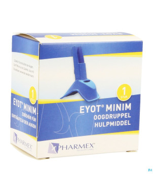 Eyot minim eye drop aid bleu