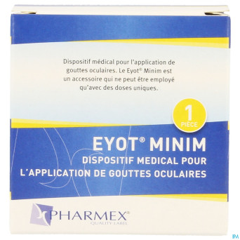 Eyot minim eye drop aid bleu