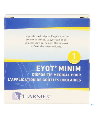Eyot minim eye drop aid bleu