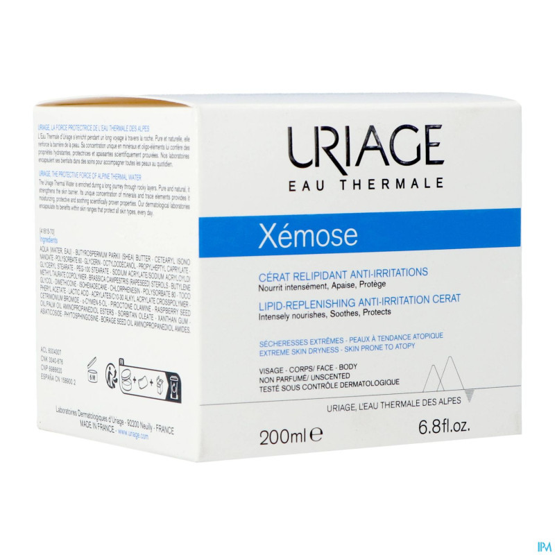 Uriage xemose cerat creme relipid. a/irrit.  200ml