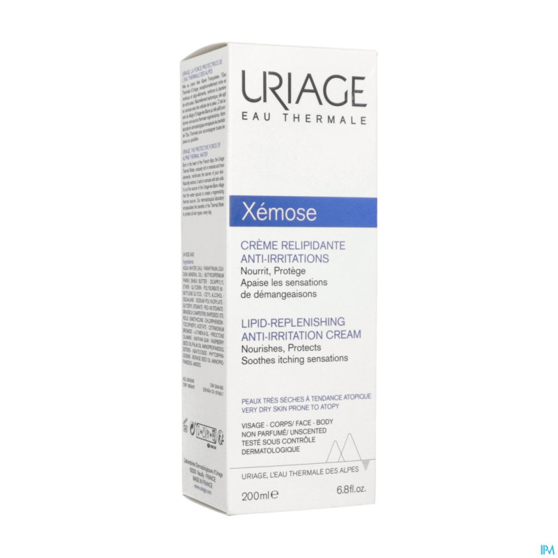 Uriage xemose creme relipid. a/irrit.    200ml