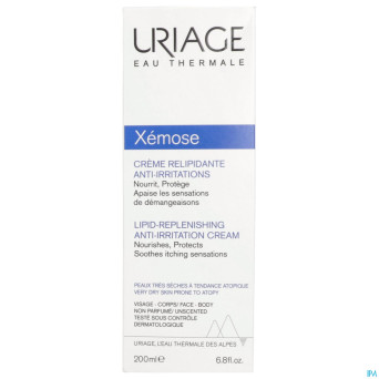 Uriage xemose creme relipid. a/irrit.    200ml