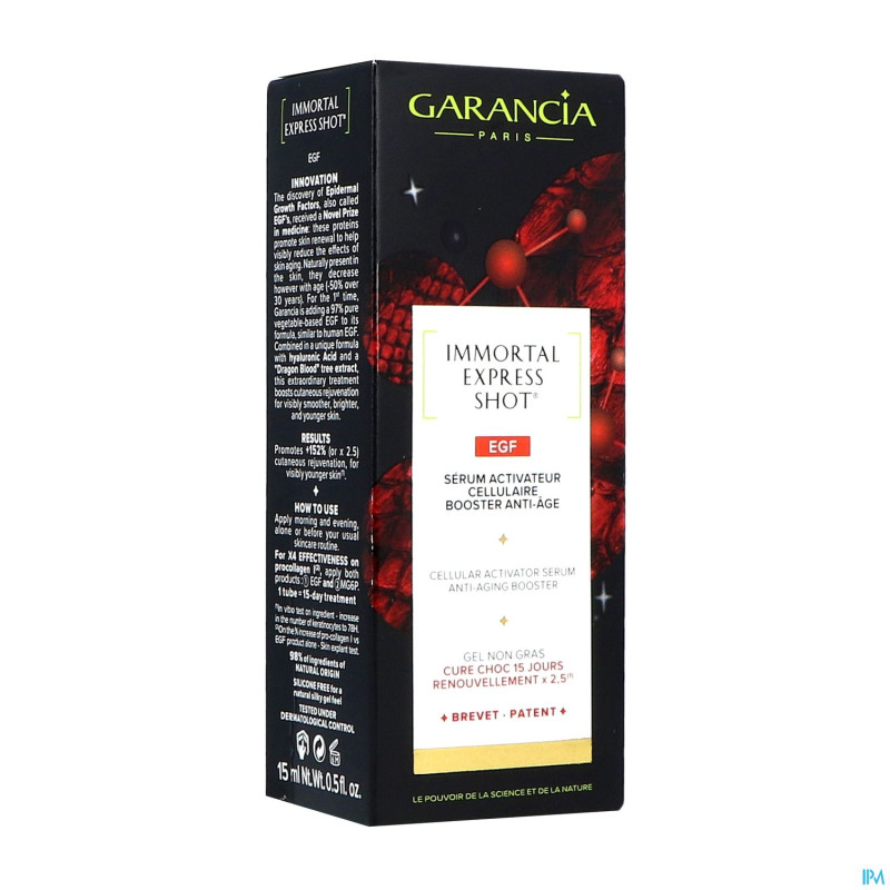 Garancia immortal express shot egf n2    tube 15ml