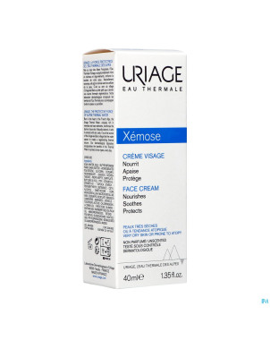 Uriage xemose creme visage nf tube 40ml