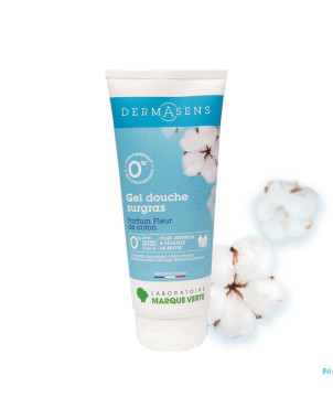 Marque v gel douche parfum fleur coton  tube 200ml