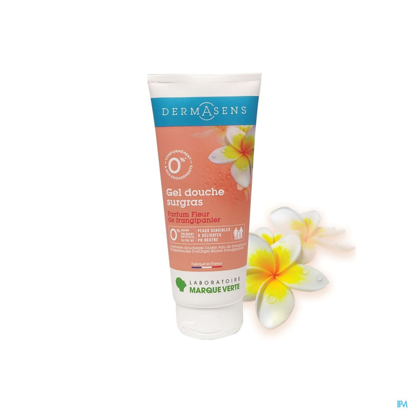 Marque v gel douche parfum fl frangipan tube 200ml