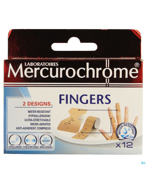 Mercurochrome pansement fingers    12