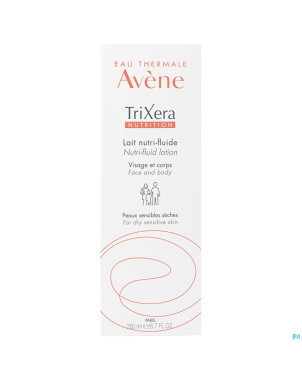 Avene trixera nutrition lait nutrifluide tbe 200ml