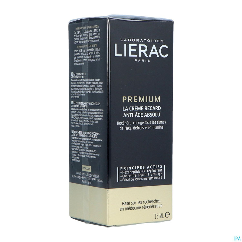 Lierac premium yeux  fl pompe  15ml
