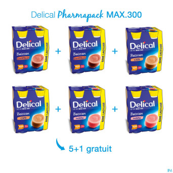 Delical pharmapack max 300    5+1x(4x300ml)