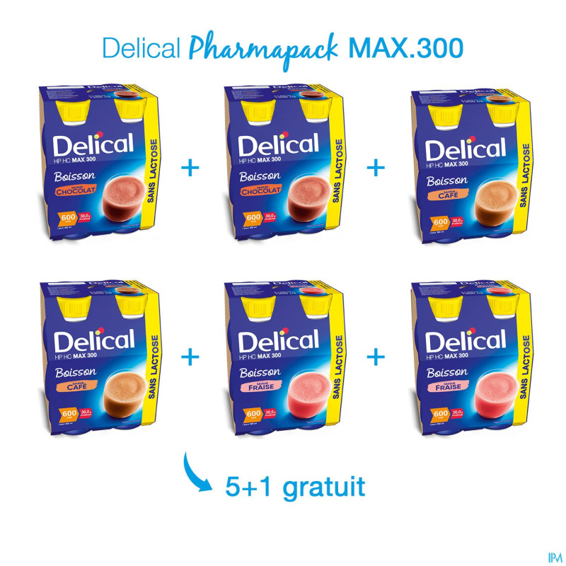 Delical pharmapack max 300    5+1x(4x300ml)
