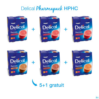 Delical pharmapack hp hc    5+1x(4x200ml)