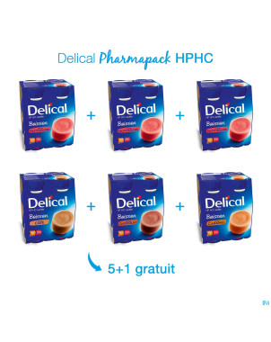 Delical pharmapack hp hc    5+1x(4x200ml)