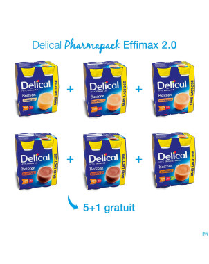 Delical pharmapack effimax 2.0    5+1x(4x200ml)