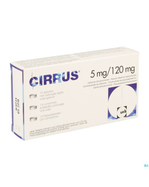 Cirrus 5mg/120mg impexeco comp liber.prol. 14 pip