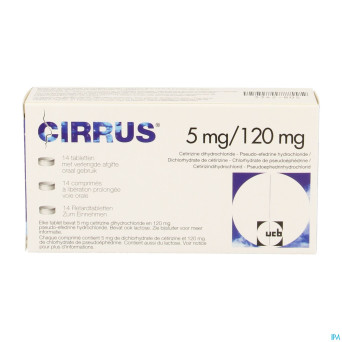Cirrus 5mg/120mg impexeco comp liber.prol. 14 pip