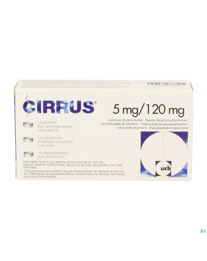 Cirrus 5mg/120mg impexeco comp liber.prol. 14 pip