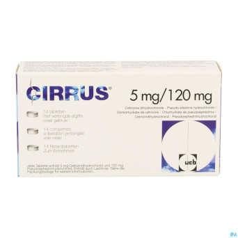 Cirrus 5mg/120mg impexeco comp liber.prol. 14 pip