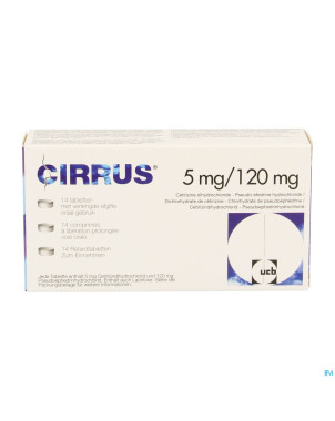 Cirrus 5mg/120mg impexeco comp liber.prol. 14 pip