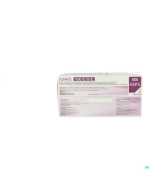 Advate 1500ui pulv+solv sol inj 2 ml(750iu/ml)+kit