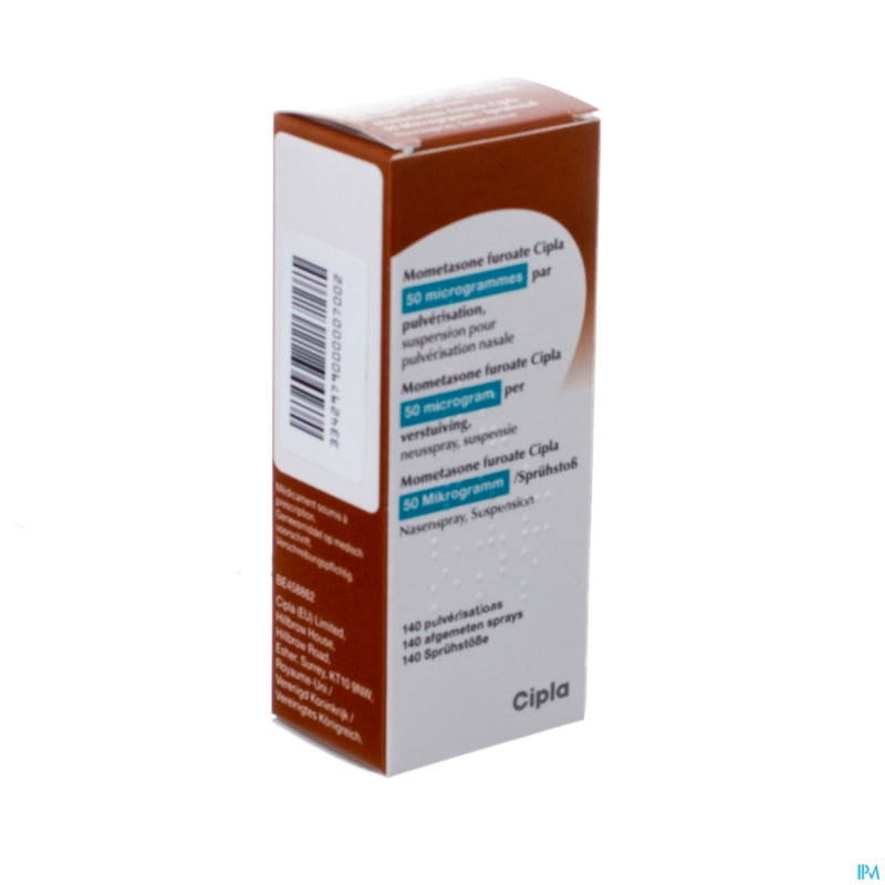 Mometasone furoate cipla 50mcg spray nas.140 doses