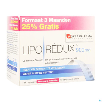 Liporedux 900mg promopack 3 mois caps 168