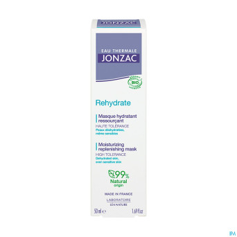 Jonzac rehydrate masque bio creme    tube  50ml