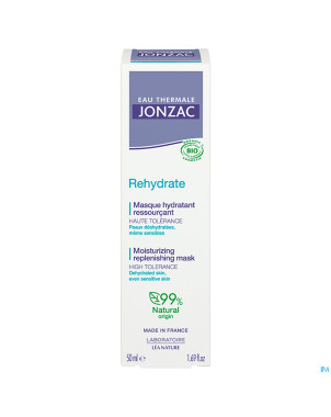 Jonzac rehydrate masque bio creme    tube  50ml