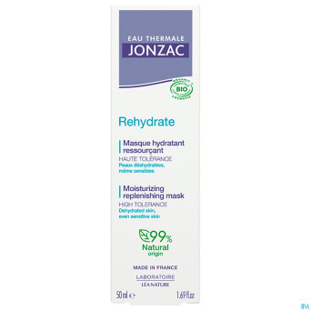 Jonzac rehydrate masque bio creme    tube  50ml