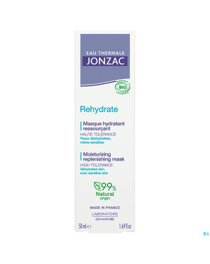 Jonzac rehydrate masque bio creme    tube  50ml