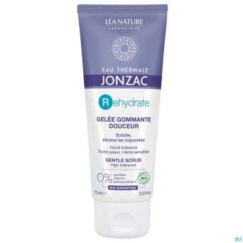 Jonzac rehydrate gommage bio creme    tube  75ml