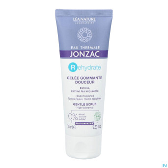 Jonzac rehydrate gommage bio creme    tube  75ml
