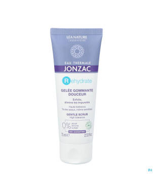 Jonzac rehydrate gommage bio creme    tube  75ml