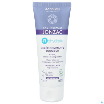Jonzac rehydrate gommage bio creme    tube  75ml