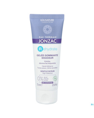 Jonzac rehydrate gommage bio creme    tube  75ml