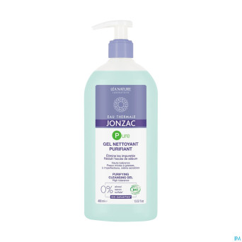 Jonzac pure gel purifiant bio    fl pompe 400ml
