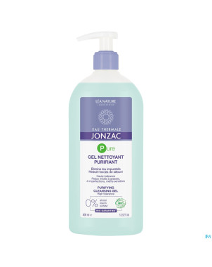 Jonzac pure gel purifiant bio    fl pompe 400ml