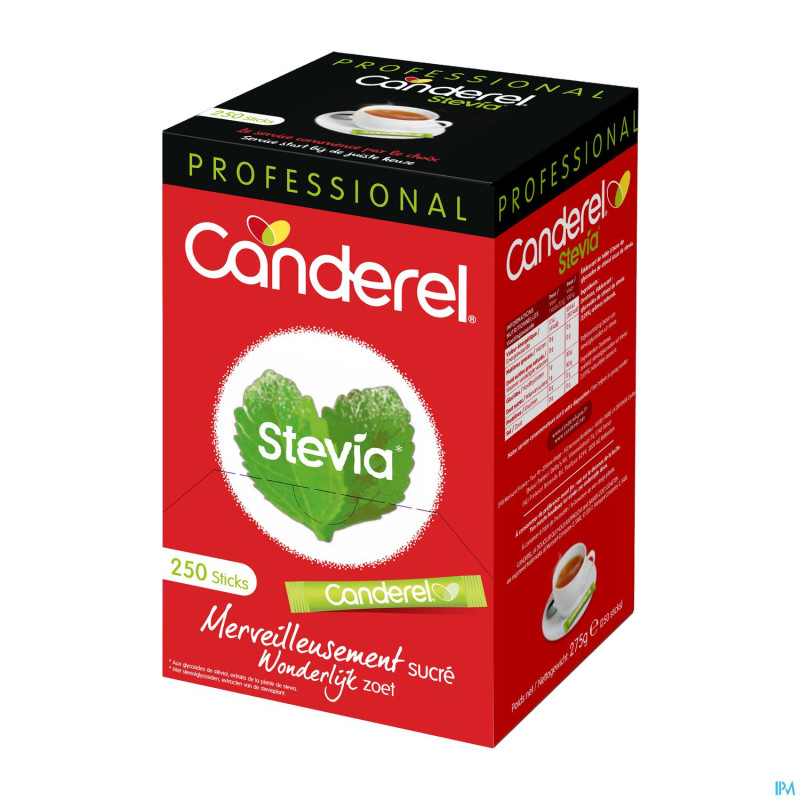 Canderel stevia pdr    sticks 250