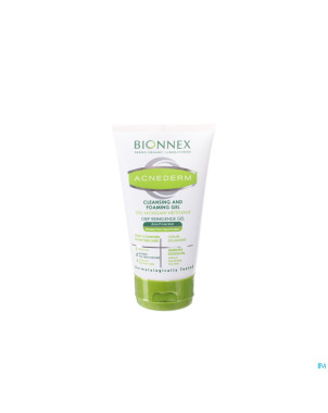 Bionnex acnederm gel moussant nettoyant tube 150ml