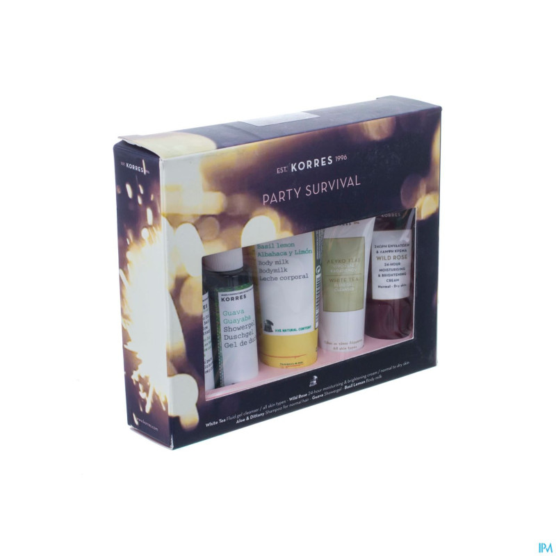 Korres kg party survival kit 2015
