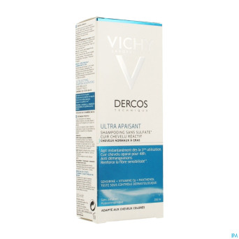 Vichy dercos dermo apaisant chev. gras sh    200ml