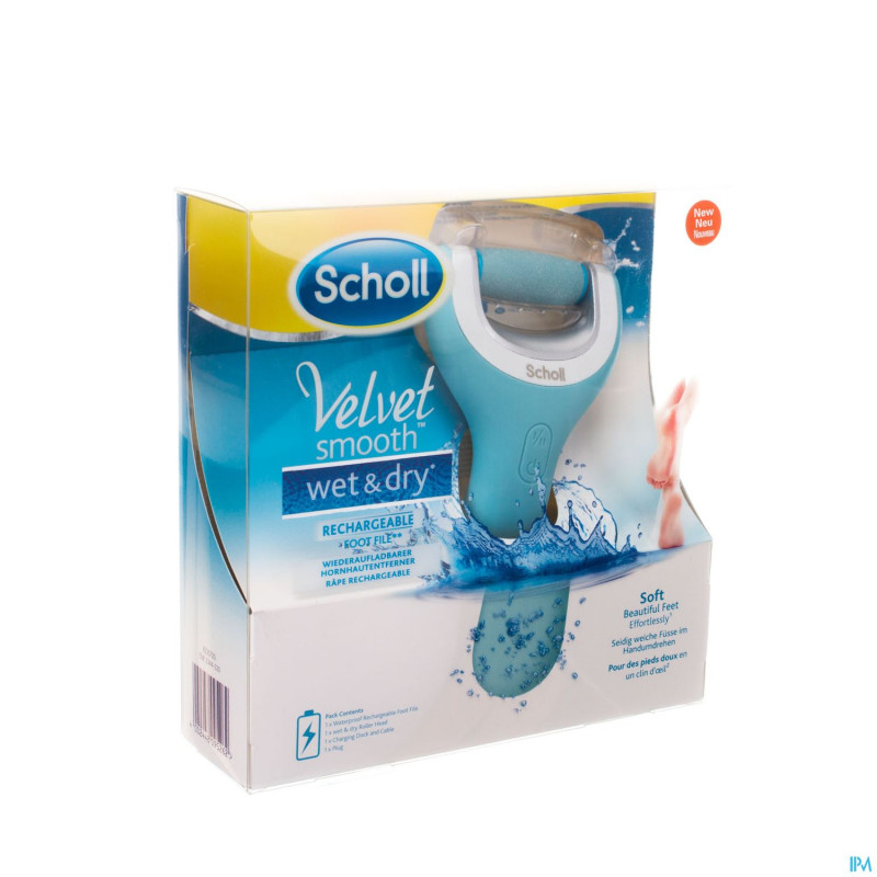 Scholl velvet smooth wet&dry rape recharcheable