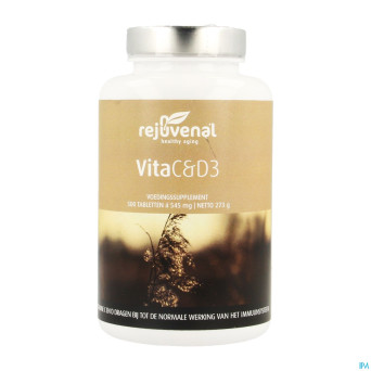Vita c & d3 rejuvenal tabl 500x454mg