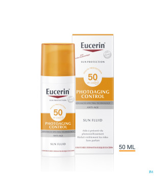 Eucerin sun fluide a/age ip50+  50ml