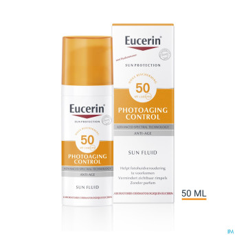 Eucerin sun fluide a/age ip50+  50ml
